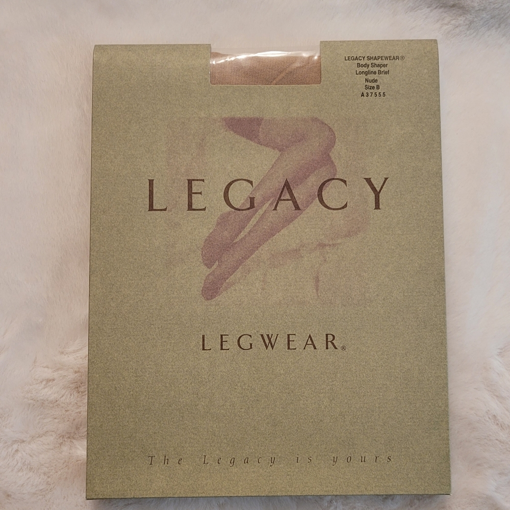 Legacy Legwear Legacy Shapewear Body Shaper Longline Brief Sz B Nude New